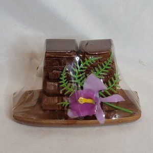 Vintage Hawaiian Tiki Salt and Pepper Shaker Set Souvenir Original Plastic Wrap